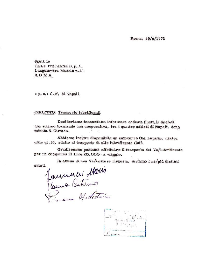 Documento Storico